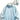 REVERSIBLE COLOR BLOCK JACKET LIGHT BLUE WHITE MEN