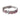 RHINESTONE LETTER BRACELET ZINC ALLOY MESH DESIGN