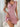 RIBBED MINI NIGHT DRESS SOFT STRIPED APRICOT