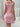 RIBBED MINI NIGHT DRESS SOFT STRIPED APRICOT