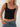 RIBBED TANK TOP WITH LACE TRIM - Y2K LACE SOLID COLOR FASHION