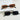 RIMLESS RECTANGULAR SUNGLASSES CLEAN LINES LIGHTWEIGHT PROFILE