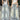 RIPPED DENIM JEANS HIGH WAIST LONG LENGTH