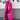 RIPPED PINK WIDE-LEG JEANS FOR WOMEN