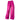 RIPPED PINK WIDE-LEG JEANS FOR WOMEN
