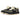 ROUND TOE CASUAL SNEAKERS BLACK AND BEIGE
