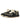 ROUND TOE CASUAL SNEAKERS BLACK AND BEIGE