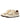 ROUND TOE CASUAL SNEAKERS BLACK AND BEIGE