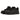 ROUND TOE DRY BLACK LEATHER SNEAKERS