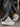 ROUND TOE HIGH SNEAKERS GRAY AND WHITE PAIR