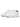 ROUND TOE SNEAKERS - WHITE LEATHER WITH GRAY SOLES - TOE BOARD SHOES