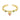 ROYAL ELEGANCE RING GOLD HEART CRYSTAL RING