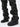 RUCHED LONG PANTS WITH PLEATED DESIGN AND MID WAIST
