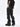 RUCHED LONG PANTS WITH PLEATED DESIGN AND MID WAIST