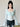 RUFFLE TOP BLUE JEANS OUTFIT FABRIC TEXTURE