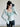 RUFFLE TOP BLUE JEANS OUTFIT FABRIC TEXTURE