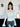 RUFFLE TOP BLUE JEANS OUTFIT FABRIC TEXTURE