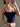 SCOOP NECK SLIM FIT TANK TOP IN NAVY BLUE WITH CAMOUFLAGE PANTS