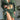 SHIMMERING GREEN SWIMSUIT SET ELASTANE FABRIC TEXTURE