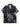 SHORT SLEEVE SHIRT WITH BLACK AND WHITE PATTERN PRINT FOR MEN