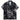 SHORT SLEEVE SHIRT WITH BLACK AND WHITE PATTERN PRINT FOR MEN