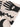 SHORT-SLEEVED BUTTON-DOWN SHIRT WITH BLACK MYSTICAL PATTERN - TRENDY CASUAL