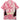 SHORT-SLEEVED SHIRT IN PINK AND WHITE PATTERNED REGULAR FIT LAPEL COLLAR