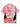 SHORT-SLEEVED SHIRT IN PINK AND WHITE PATTERNED REGULAR FIT LAPEL COLLAR
