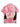 SHORT-SLEEVED SHIRT IN PINK AND WHITE PATTERNED REGULAR FIT LAPEL COLLAR