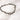 SILVER CHAIN-LINK NECKLACE WITH TOGGLE CLOSURE