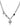 SILVER CHAIN NECKLACE WITH CHARMS STAR ALLOY ACCESSORY