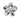 SILVER FLORAL PARADISE HAIR CLIP FLOWER-SHAPED HAIR