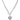 SILVER HEART PENDANT NECKLACE WITH GEOMETRIC ALLOY DESIGN