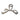 SILVER METAL HAIR CLAW WITH COQUETTE GIRL BOW FOR GIRL BOW HAIR STYLES