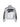 SILVER RACING JACKET WITH VINTAGE EMBROIDERED LONG SLEEVE AND LAPEL COLLAR