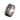 SILVER RING WITH GOLDEN CROWN AND TEXTURED BAND