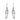 SILVER SKELETON EARRINGS PAIR FOR GOTHIC JEWELRY COLLECTION