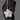 SILVER STAR-SHAPED BACKPACK WITH DECORATIVE PATCHES FOR CASUAL