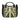 SKELETON PRINT BLACK TOTE BAG