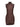 SLEEVELESS DRESS IN COFFEE TONE WITH PLEATED WRAP DETAIL