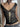 SLEEVELESS LACE TOP WITH RIBBON TIE - VINTAGE FABRIC SLIM FIT DESIGN