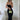 SLEEVELESS MAXI DRESS WITH SQUARE NECKLINE - BLACK SPAGHETTI STRAP DRESS