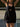 SLEEVELESS MINI TENNIS DRESS IN BLACK - IDEAL FOR ACTIVEWEAR