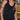 SLIM FIT BLACK SLEEVELESS TANK TOP WITH SILVER HAND CLASP - URBAN FLAIR