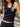 SLIM FIT BLACK SLEEVELESS TANK TOP WITH SILVER HAND CLASP - URBAN FLAIR