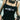 SLIM FIT BLACK TANK TOP WITH SKULL PATTERN Y2K DESIGN