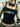 SLIM FIT BLACK TANK TOP WITH SKULL PATTERN Y2K DESIGN