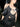 SLIM FIT HALTERNECK TOP WITH CUTOUTS - BLACK HALTER TOP