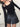 SLIM FIT LONG SLEEVE TOP WITH BOW-ACCENTED STRAPS