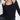 SLIM FIT LONG SLEEVE TOP WITH BOW-ACCENTED STRAPS
